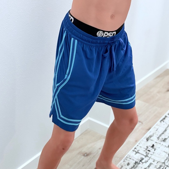 NWT [Nike] Fly Crossover 5" Blue Drawstring Basketball Shorts Unisex S M or L - Picture 3 of 9